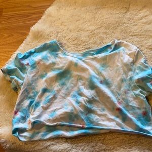 Tie dye S crop top